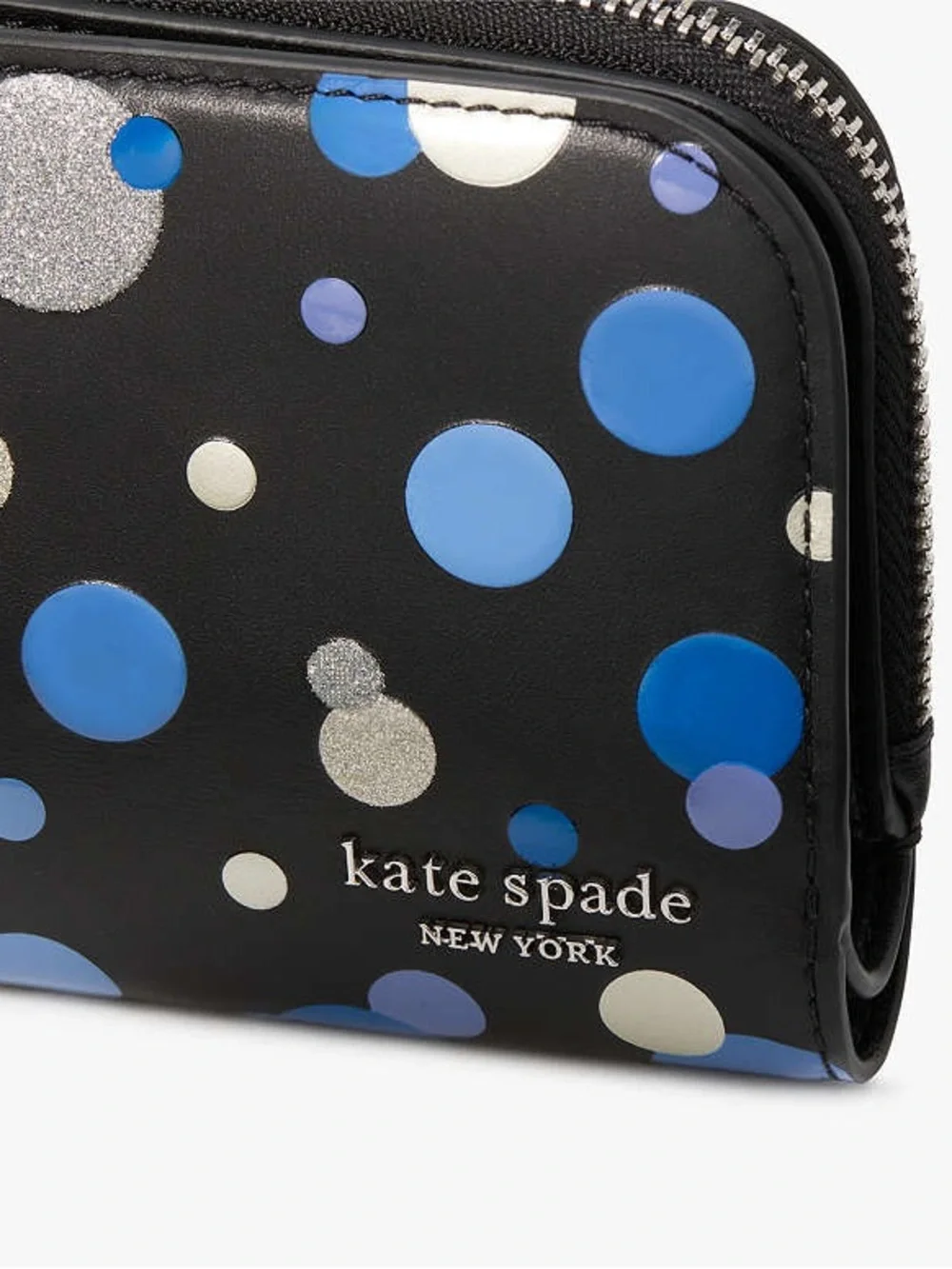 NWT-Kate Spade-SET-Space🔭Dot🪐Embossed-Devin-Sm Compact Wallet & Card Holder-$226